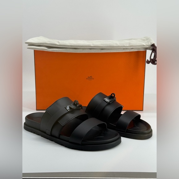 Hermes Other - Hermes Jackson Sandals Black Size 40 EU